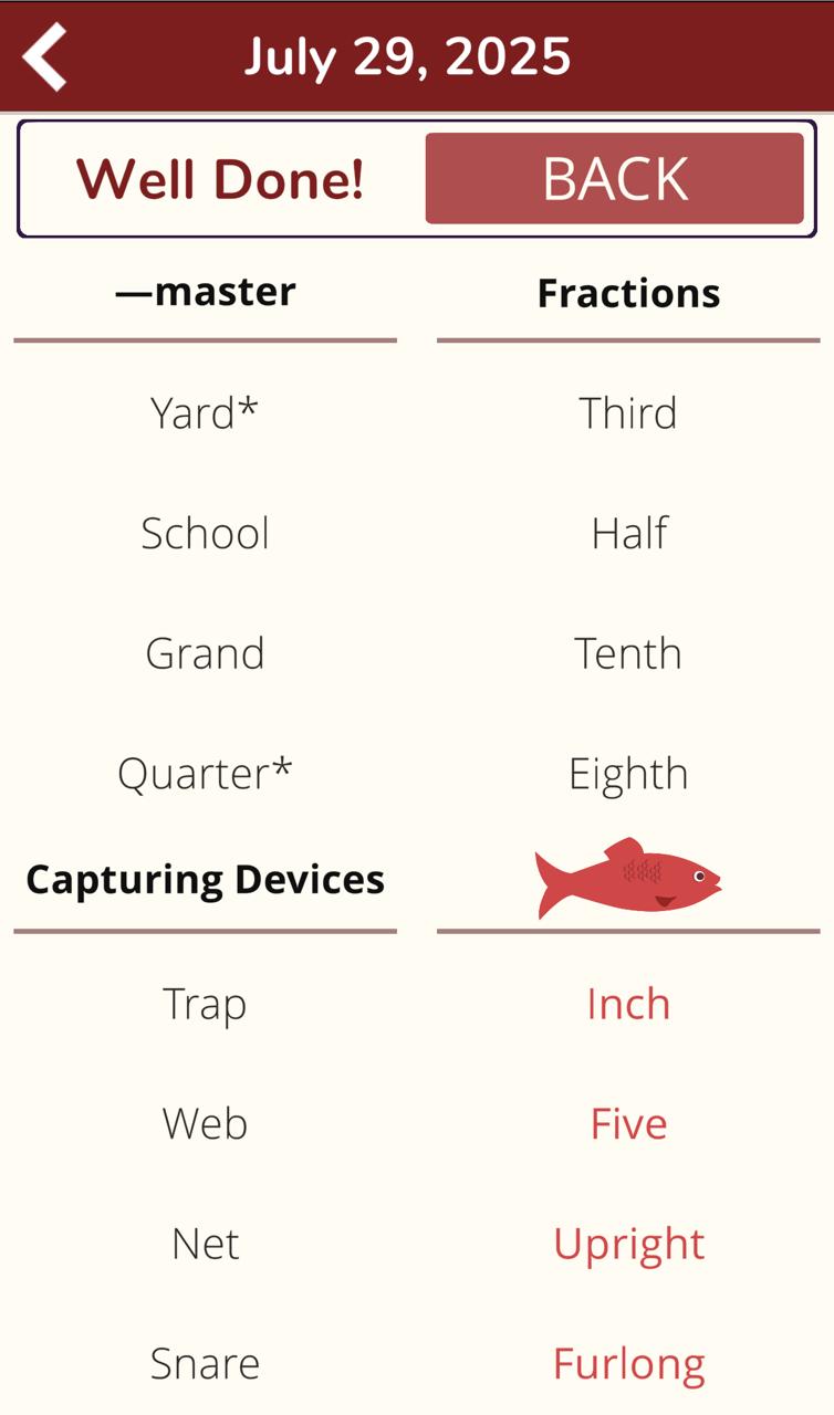 7 Little Words Red Herring July 29 2025