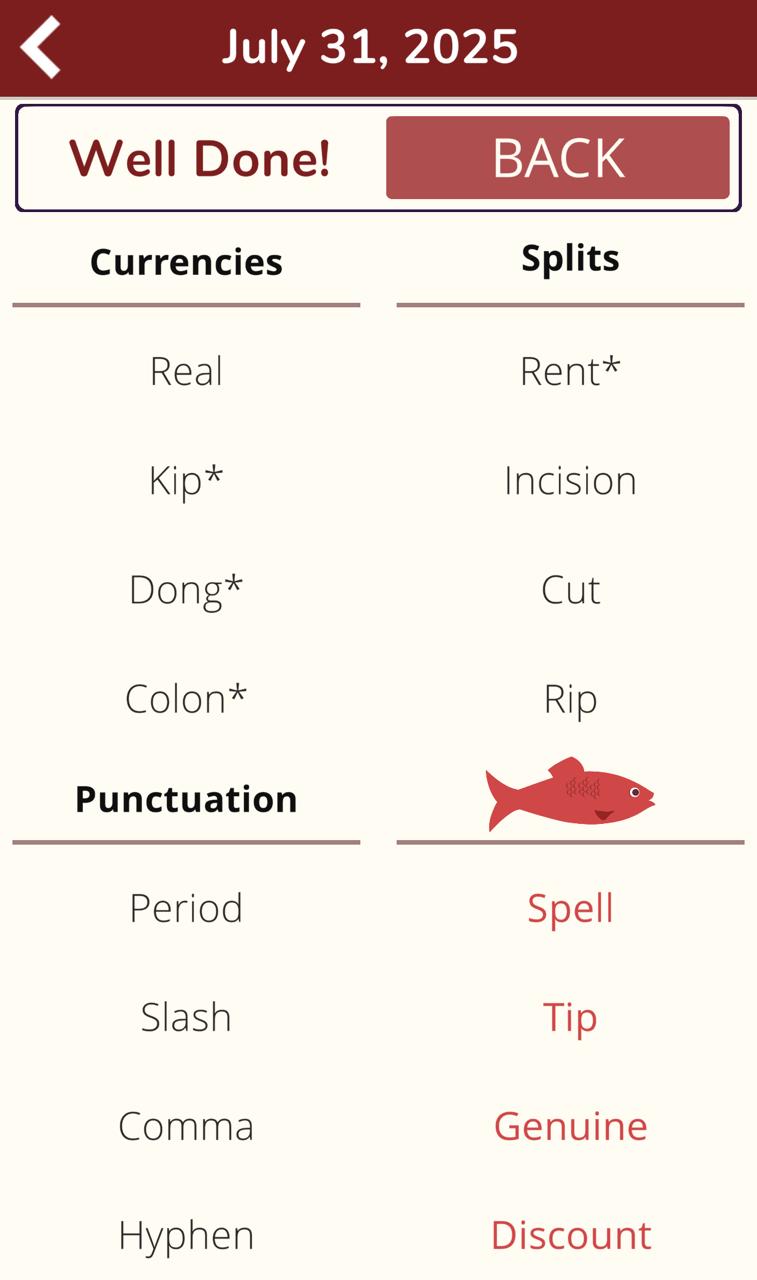 7 Little Words Red Herring July 31 2025 7 Little Words Red Herring July 31 2025