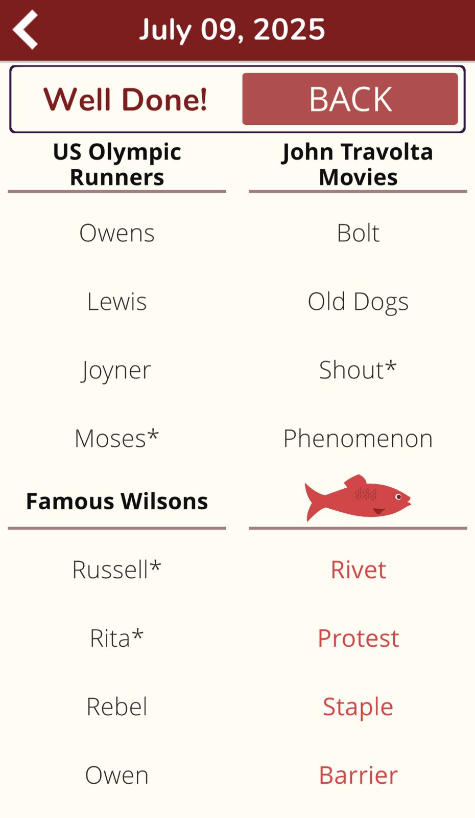 7 Little Words Red Herring July 9 2025