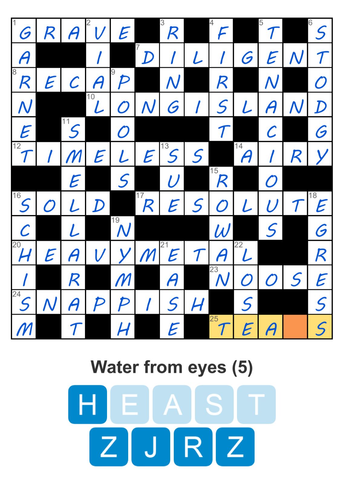 Puzzle Page Challenger July 20 2025