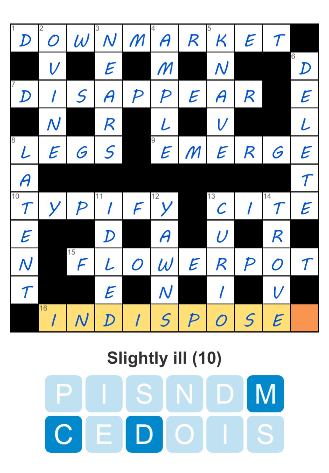 Puzzle Page Crossword July 12 2025