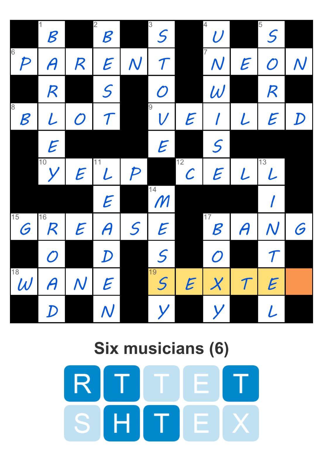 Puzzle Page Crossword July 18 2025