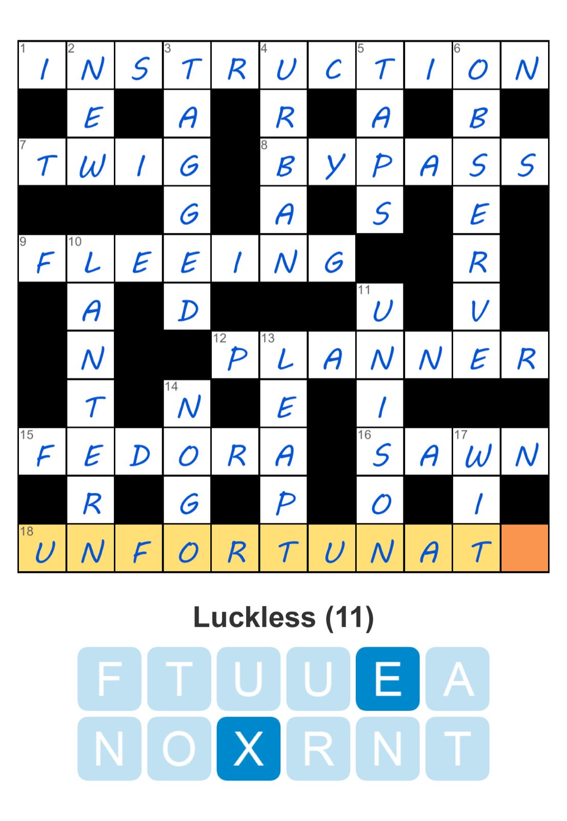 Puzzle Page Crossword July 21 2025