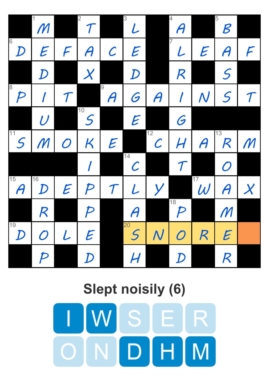 Puzzle Page Crossword July 5 2025