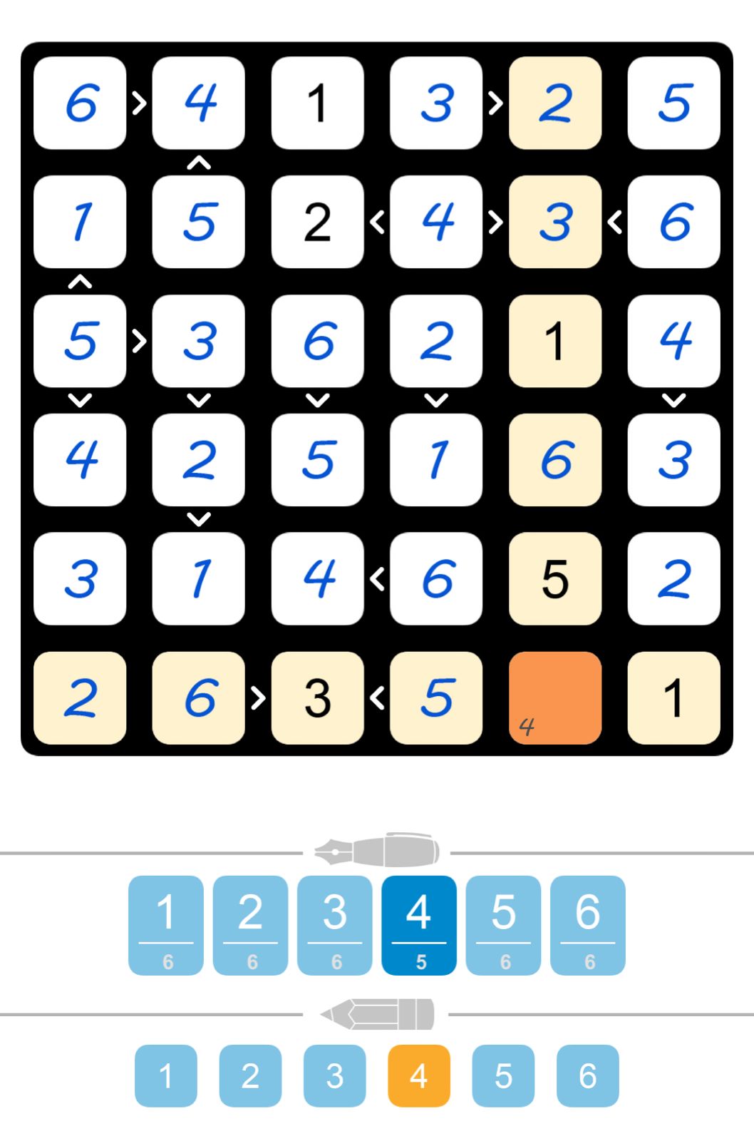 Puzzle Page Futoshiki July 5 2025 Puzzle Page Futoshiki July 5 2025