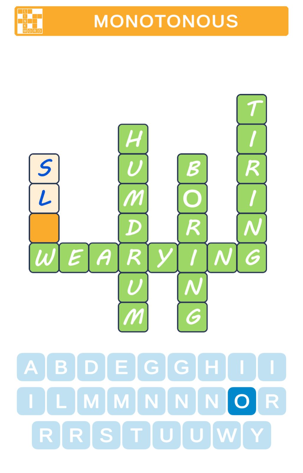 Puzzle Page Link Words July 26 2025
