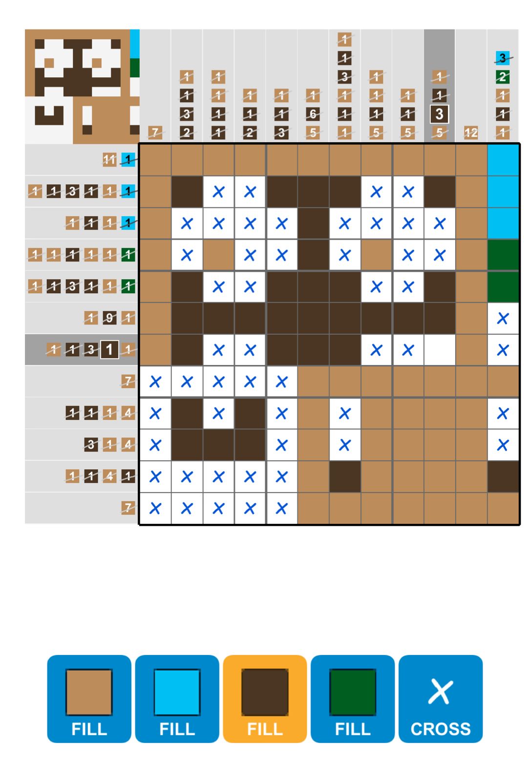 Puzzle Page Picture Cross July 10 2025