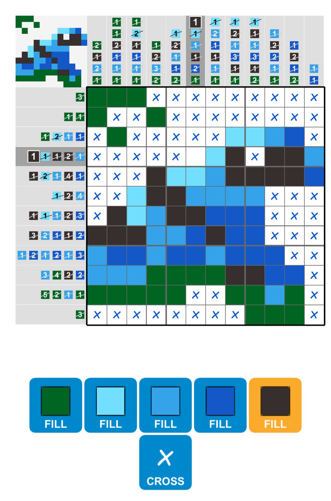 Puzzle Page Picture Cross July 15 2025