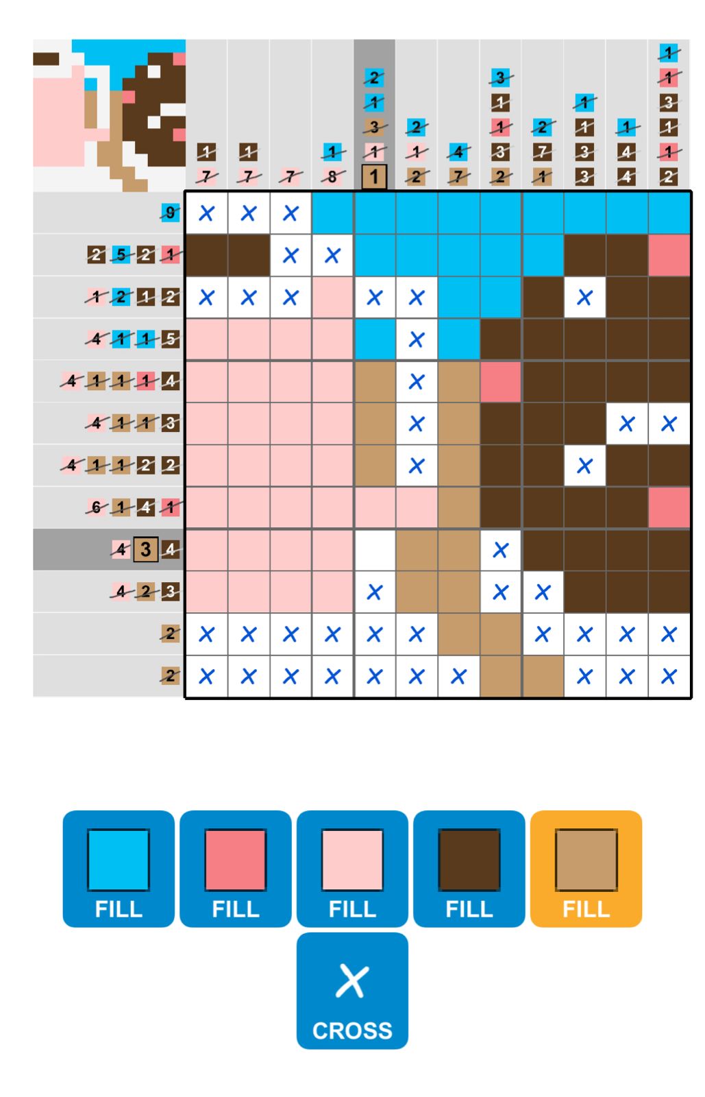 Puzzle Page Picture Cross July 17 2025