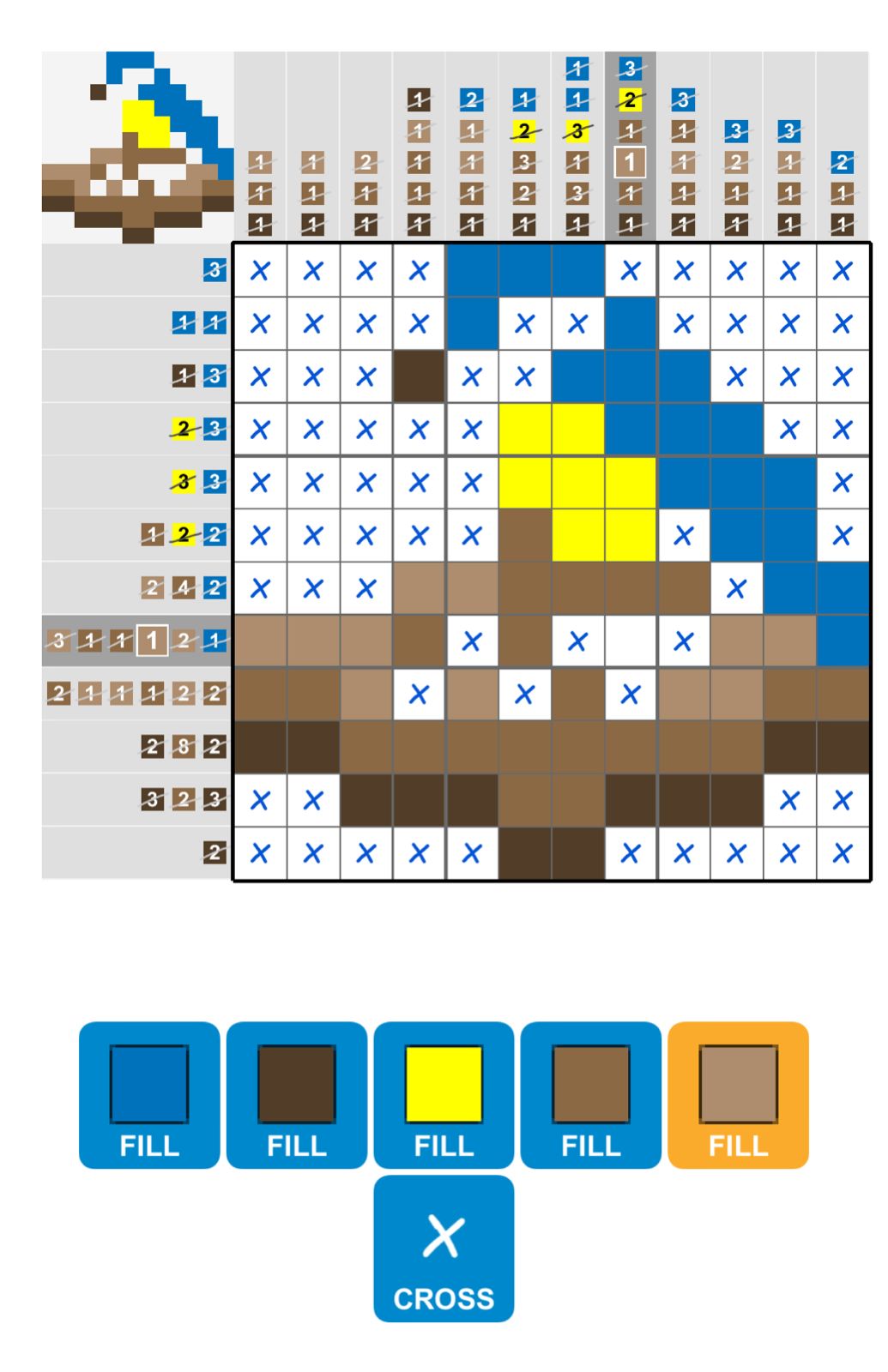 Puzzle Page Picture Cross July 3 2025