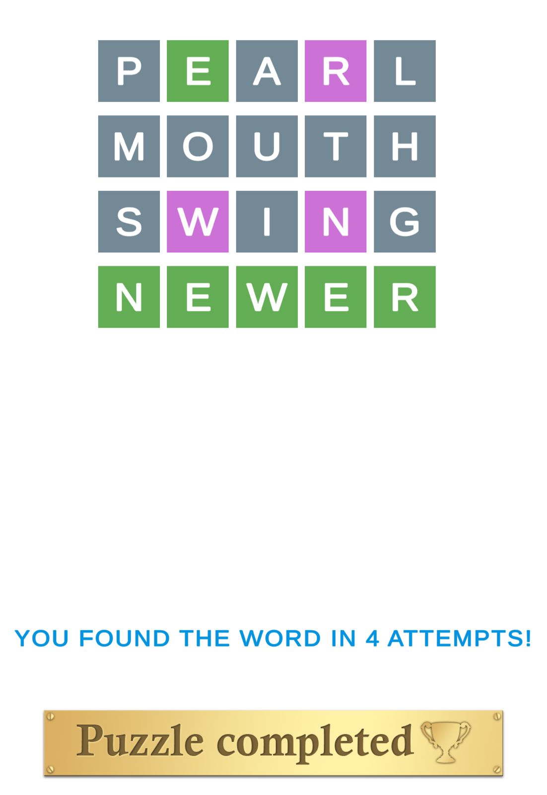Puzzle Page Wordy July 27 2025