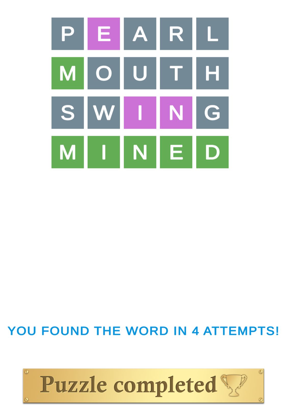 Puzzle Page Wordy July 30 2025