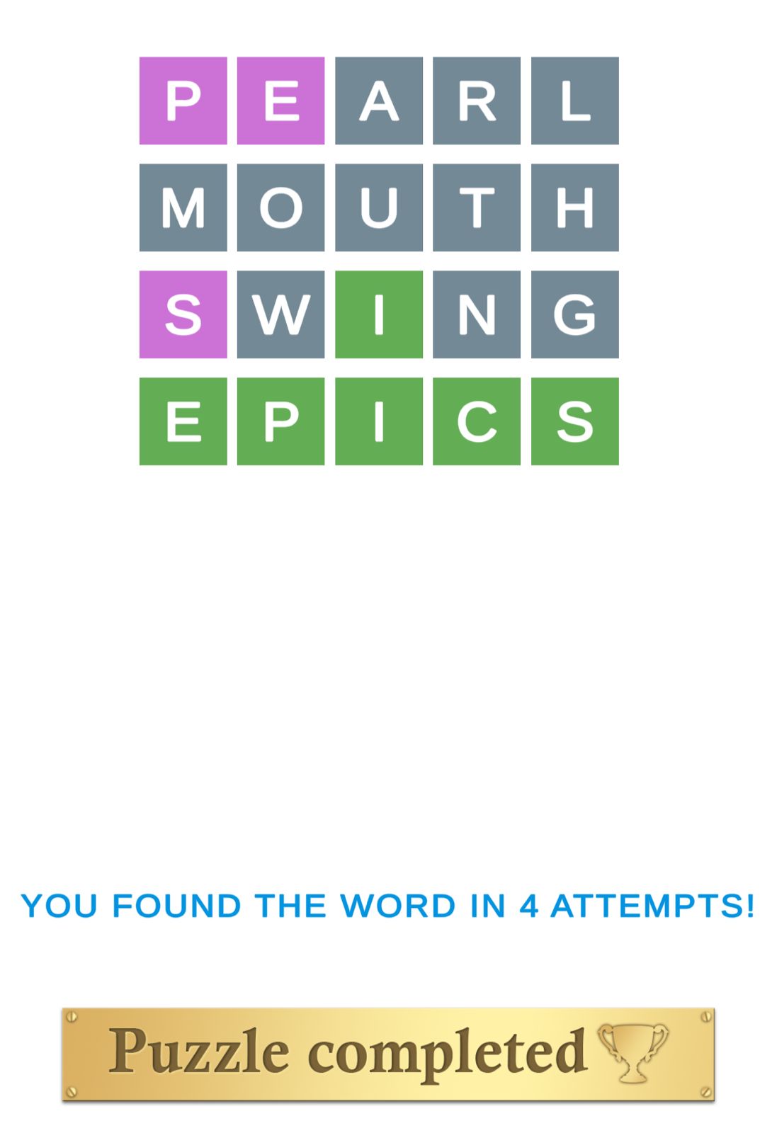 Puzzle Page Wordy July 6 2025