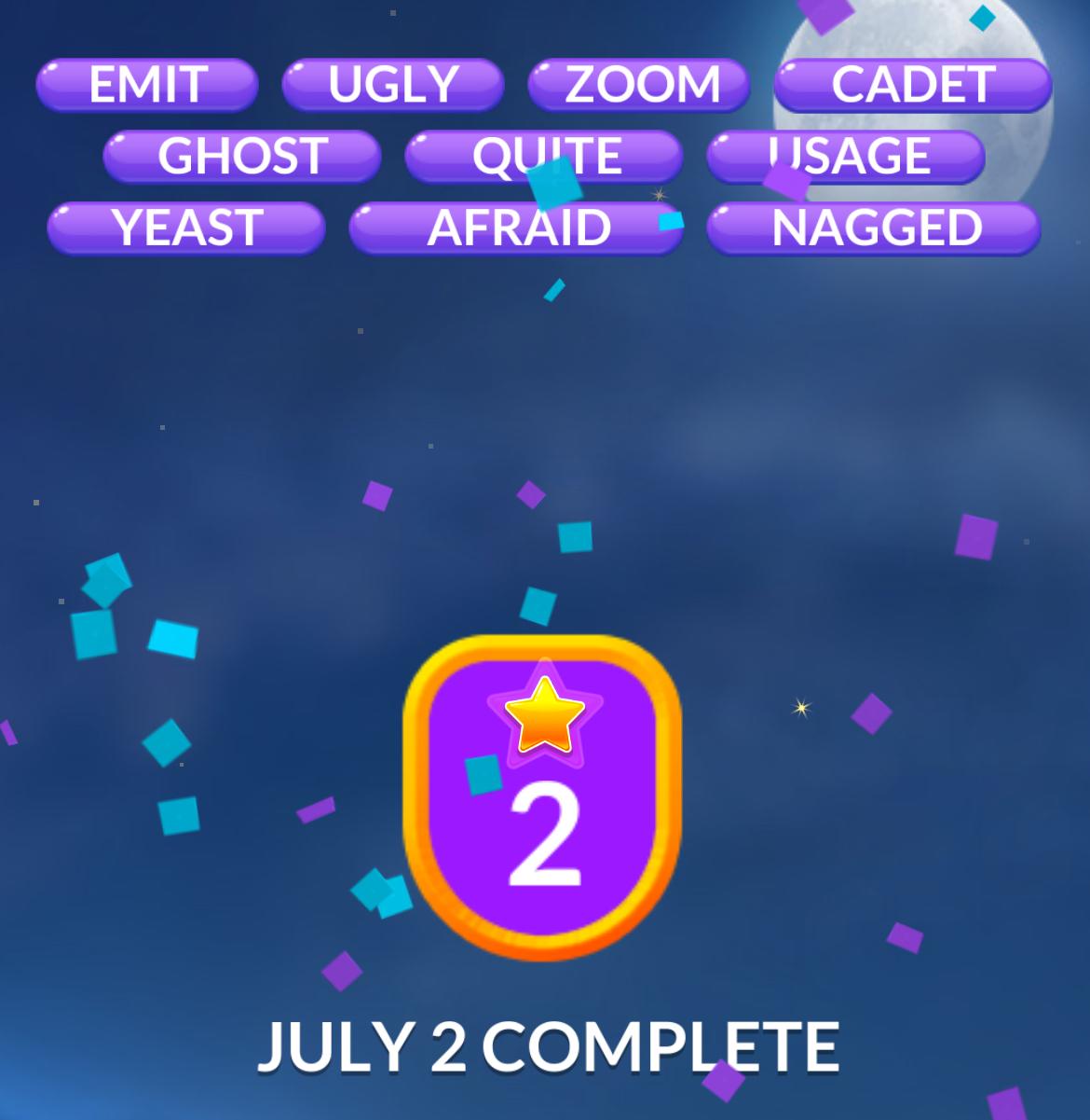 Word Stacks Daily Puzzle July 2 2025