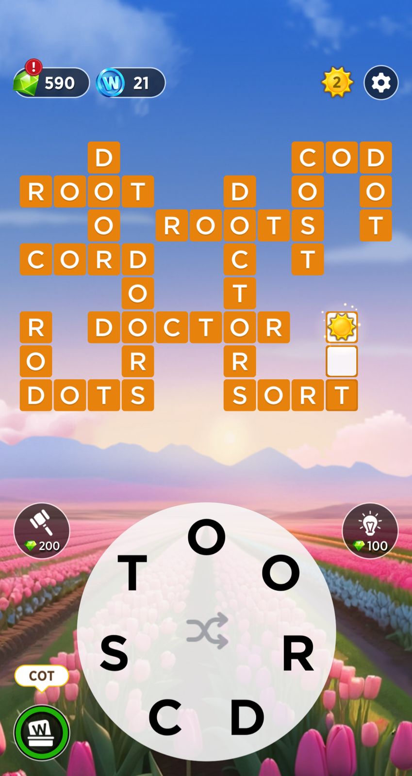 Words of Wonders (WOW) Daily Puzzle July 8 2025