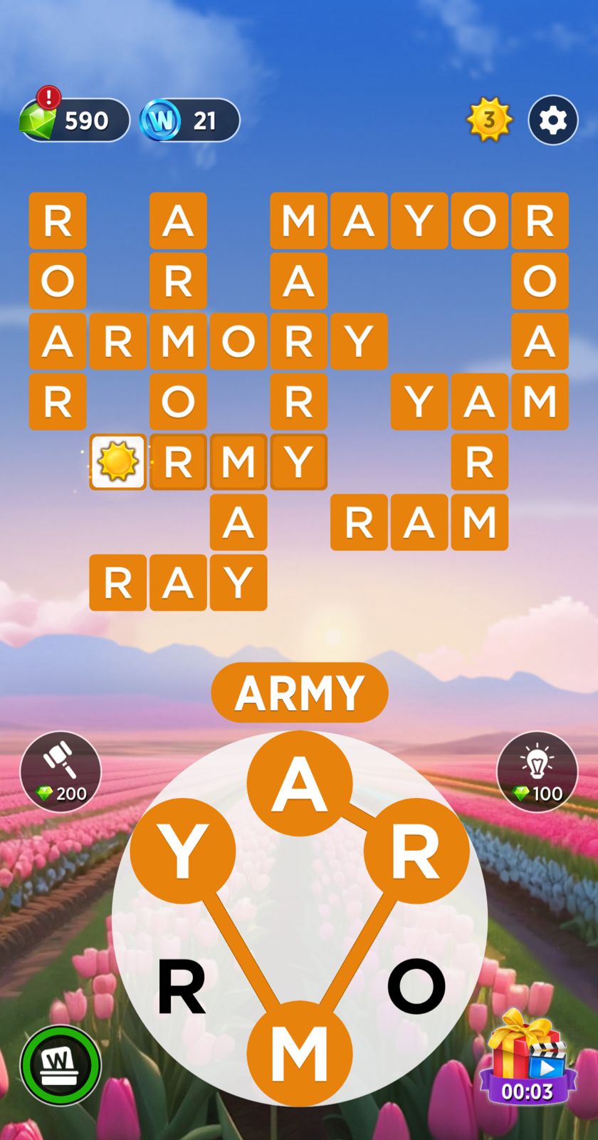 Words of Wonders (WOW) Daily Puzzle July 9 2025