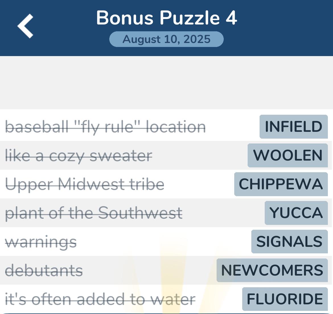 7 Little Words August 10 2025 4