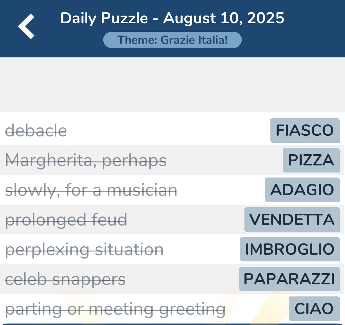 7 Little Words August 10 2025