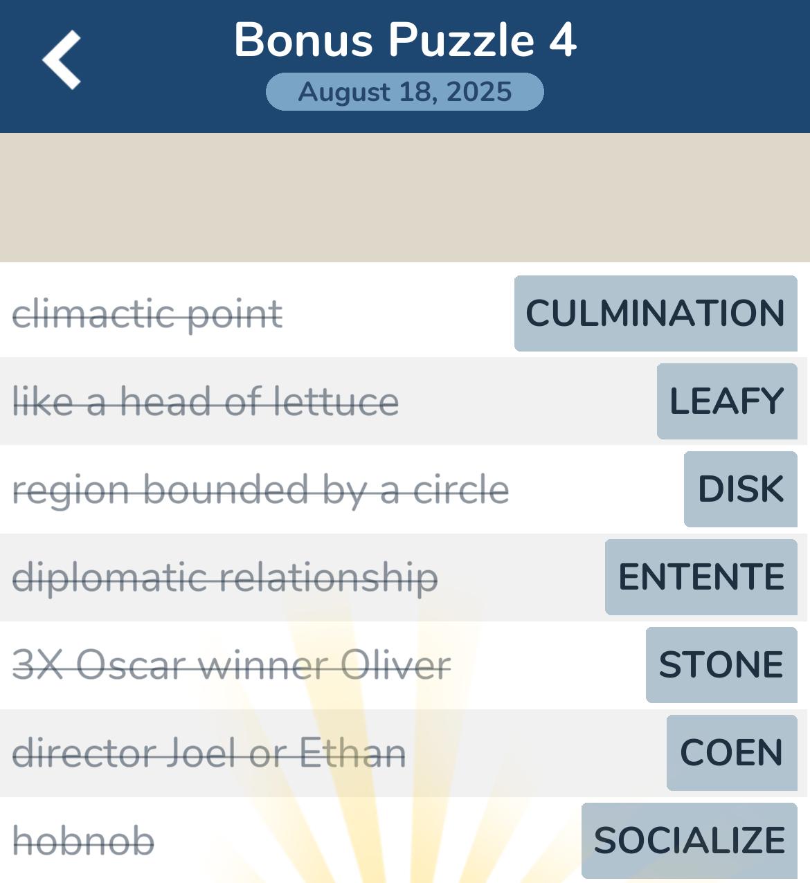 7 Little Words August 18 2025 4