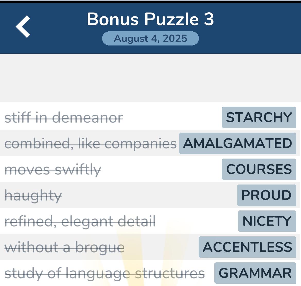 7 Little Words August 4 2025 3