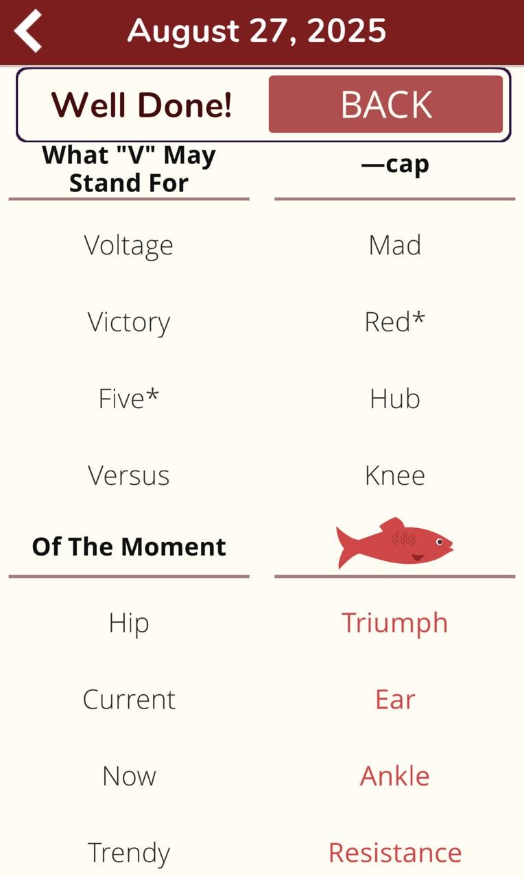 7 Little Words Red Herring August 27 2025