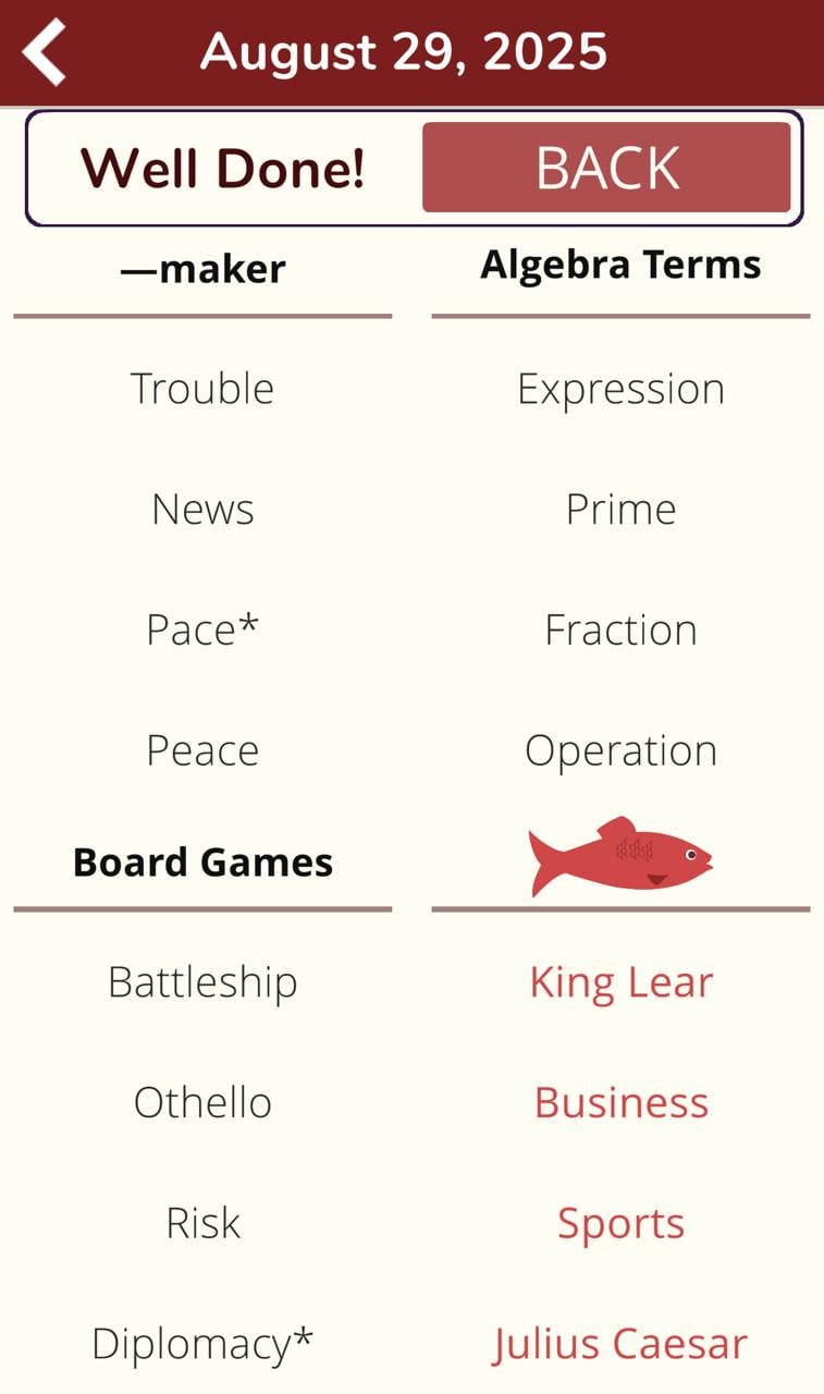 7 Little Words Red Herring August 29 2025