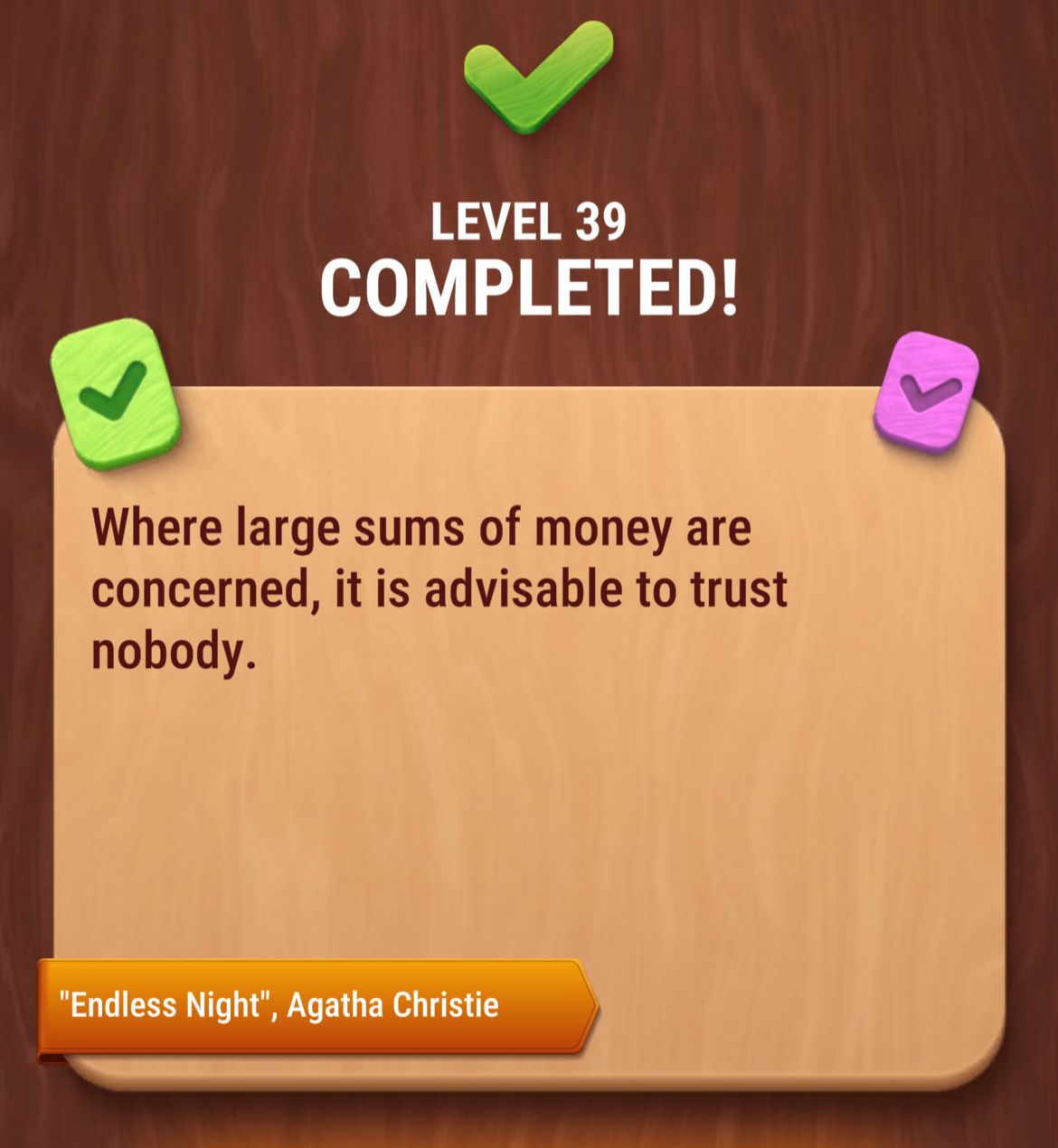 Colorwood Words Level 39