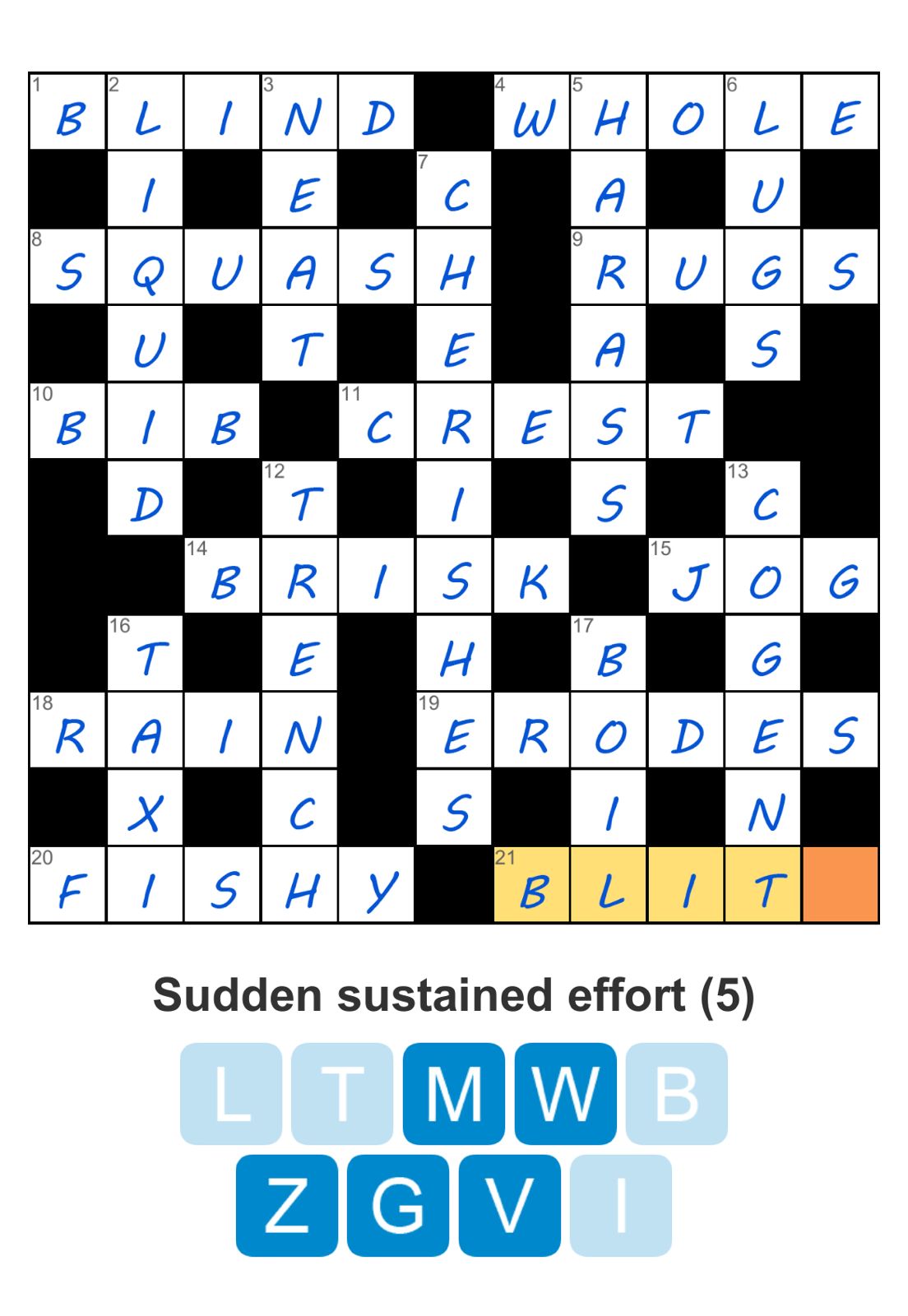 Puzzle Page Crossword August 2 2025