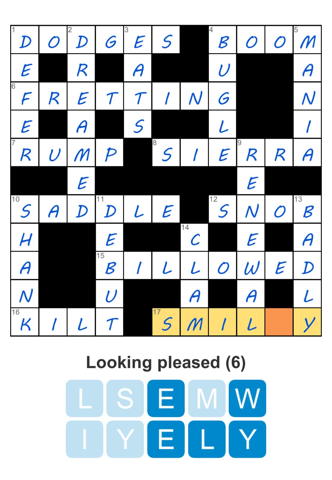 Puzzle Page Crossword August 21 2025