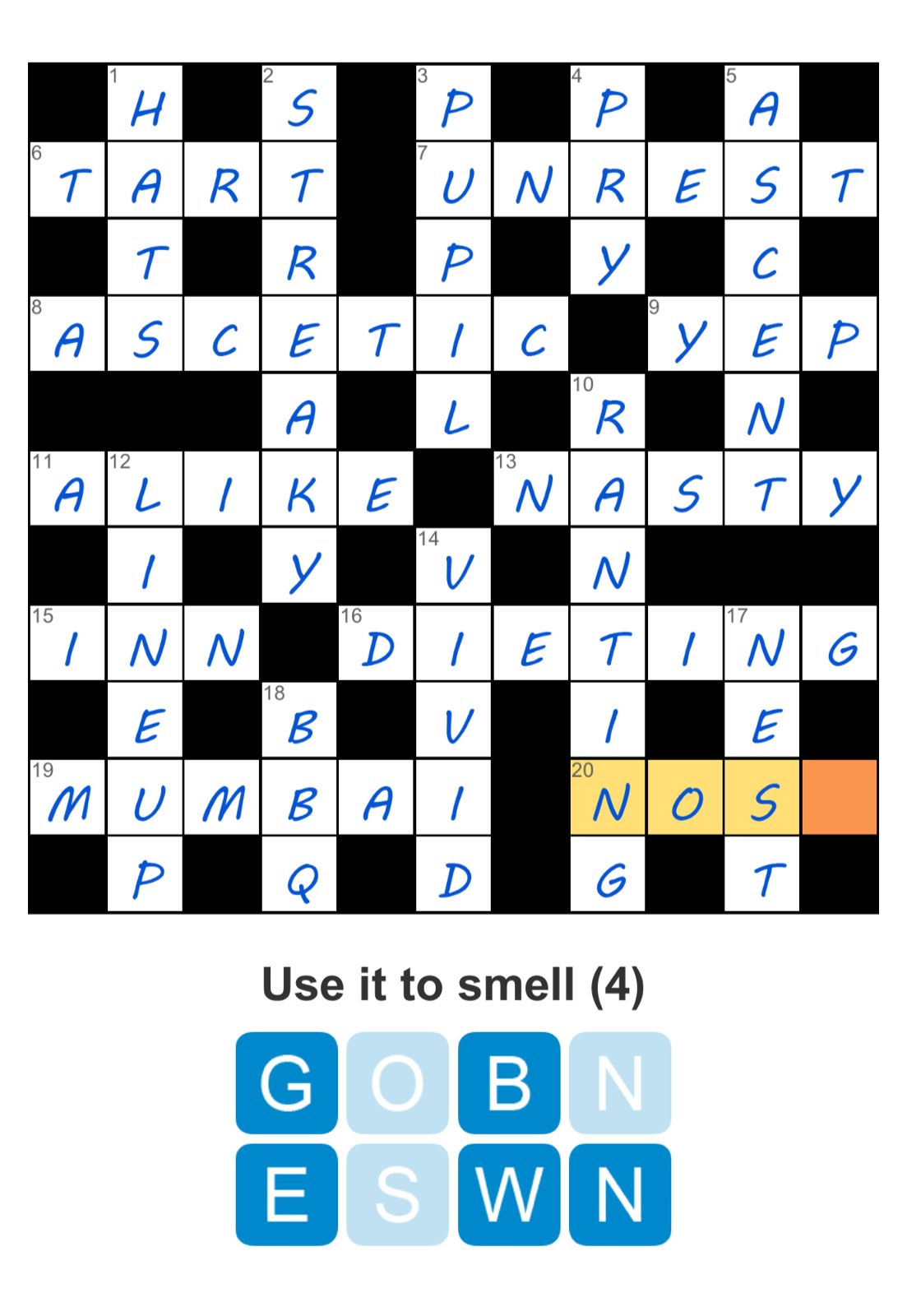 Puzzle Page Crossword August 25 2025
