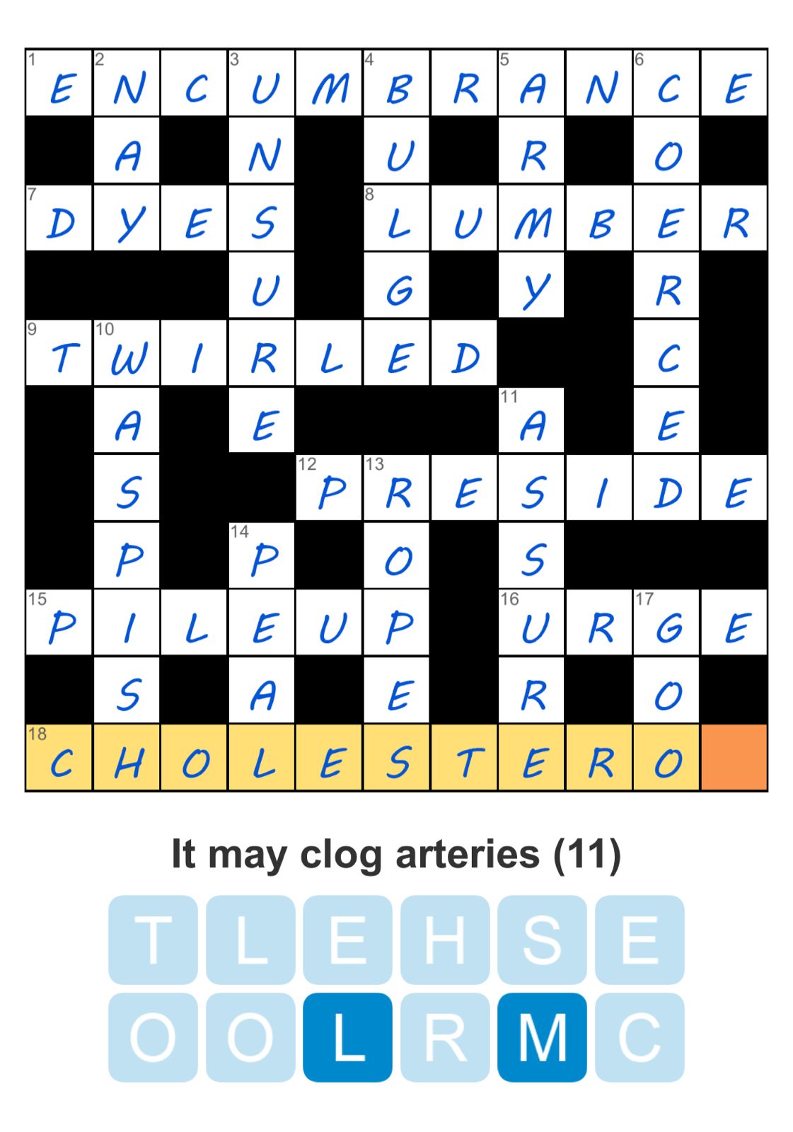 Puzzle Page Crossword August 26 2025