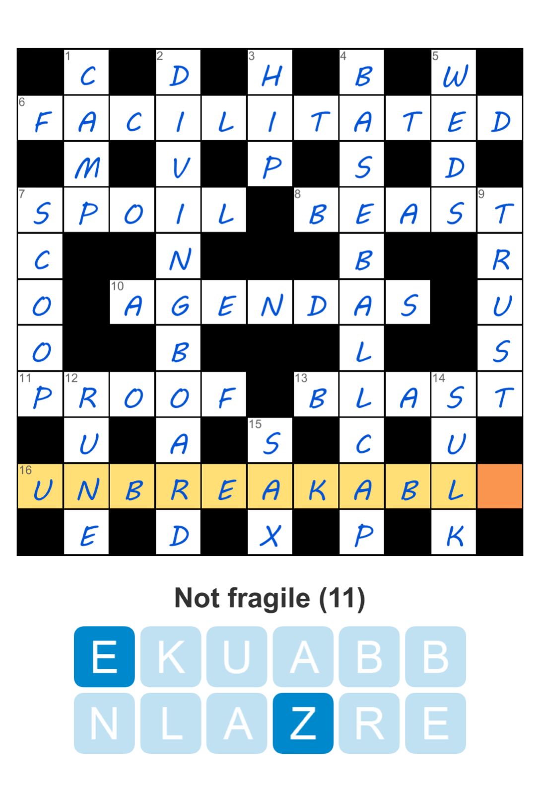 Puzzle Page Crossword August 29 2025