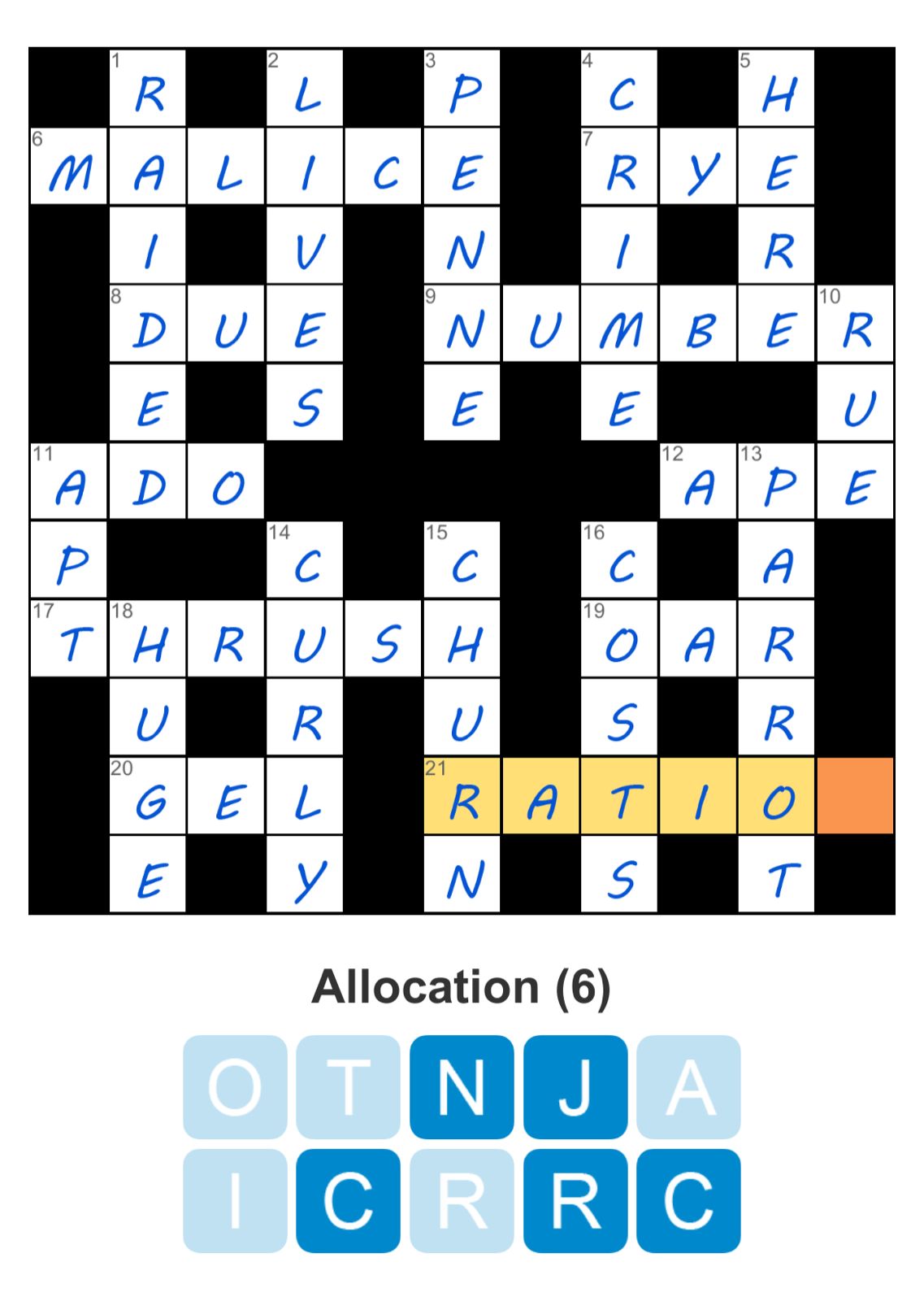 Puzzle Page Crossword August 7 2025
