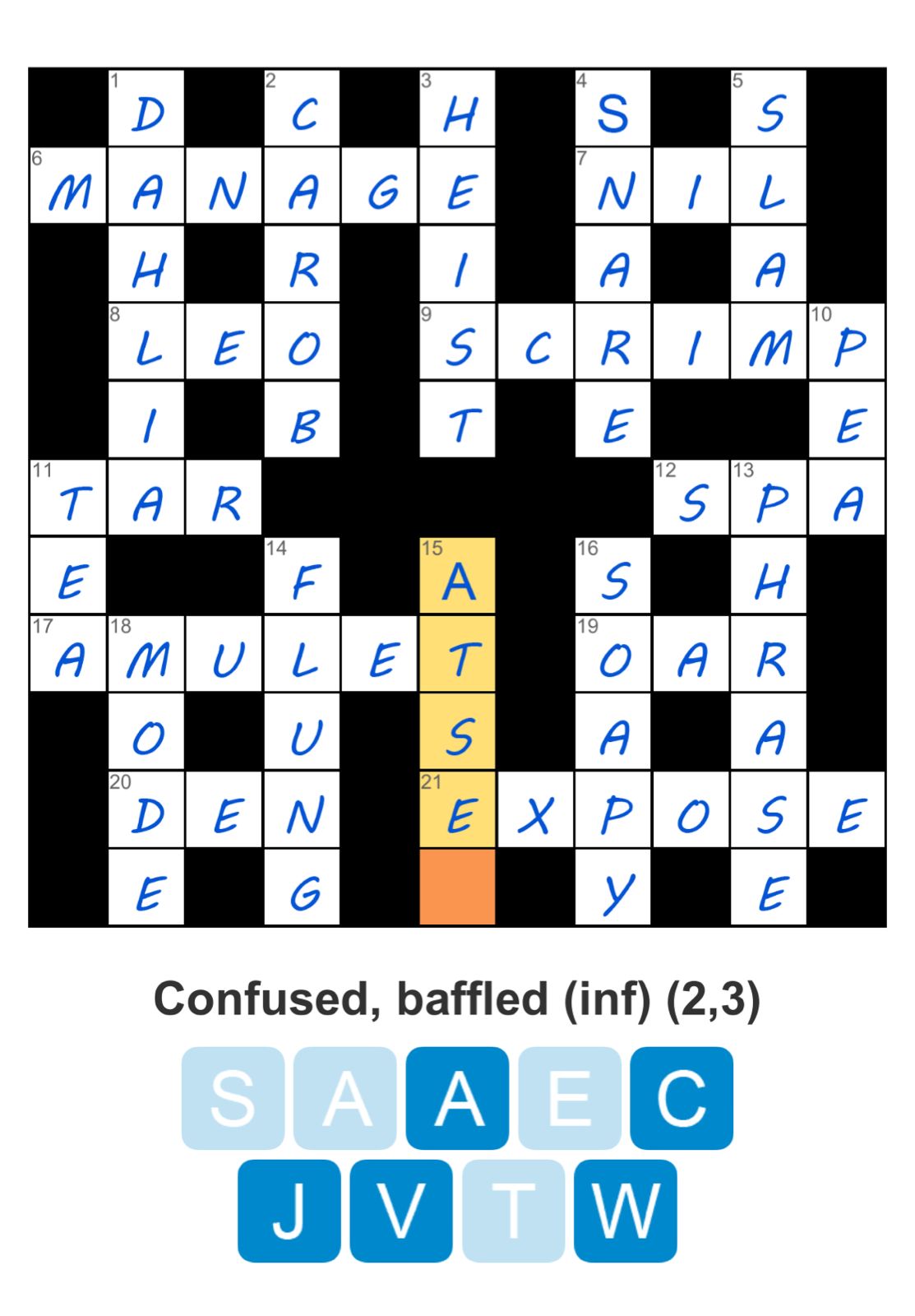Puzzle Page Crossword September 1 2025