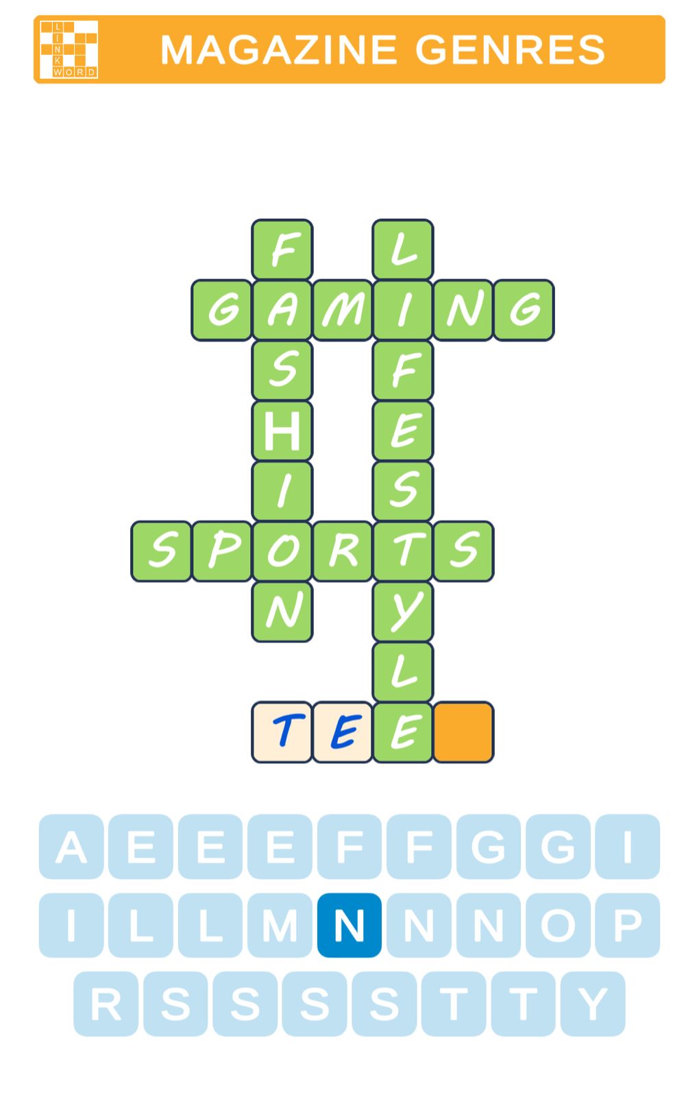 Puzzle Page Link Words August 9 2025
