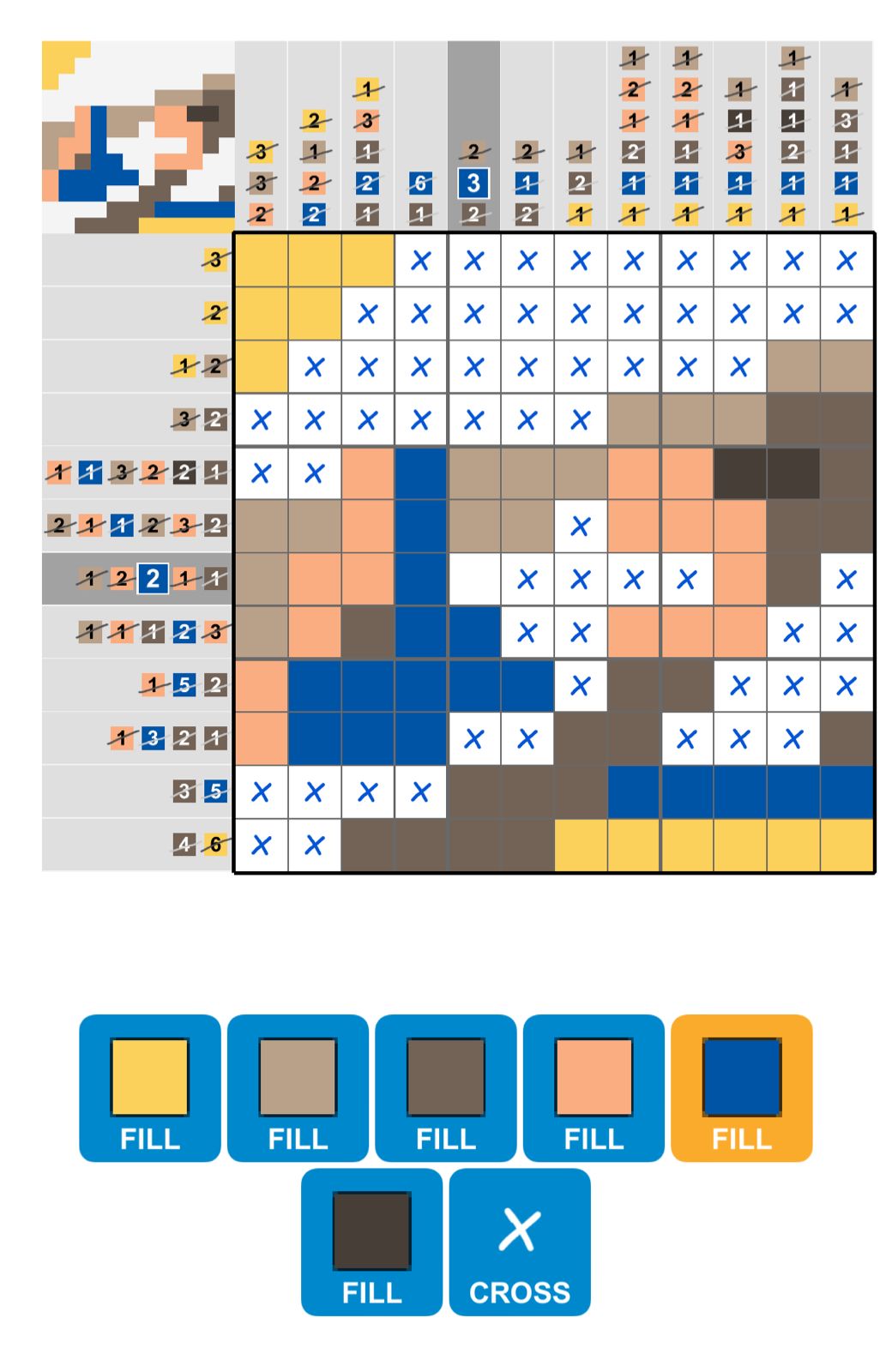 Puzzle Page Picture Cross August 23 2025
