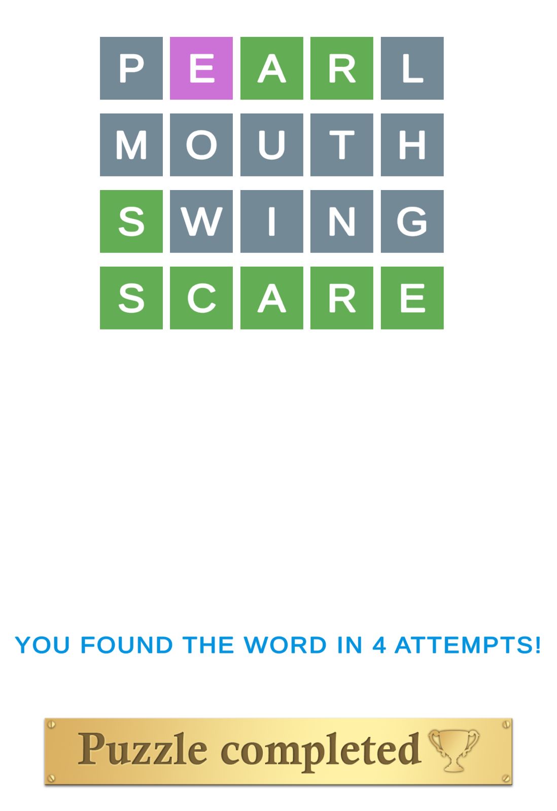 Puzzle Page Wordy August 25 2025