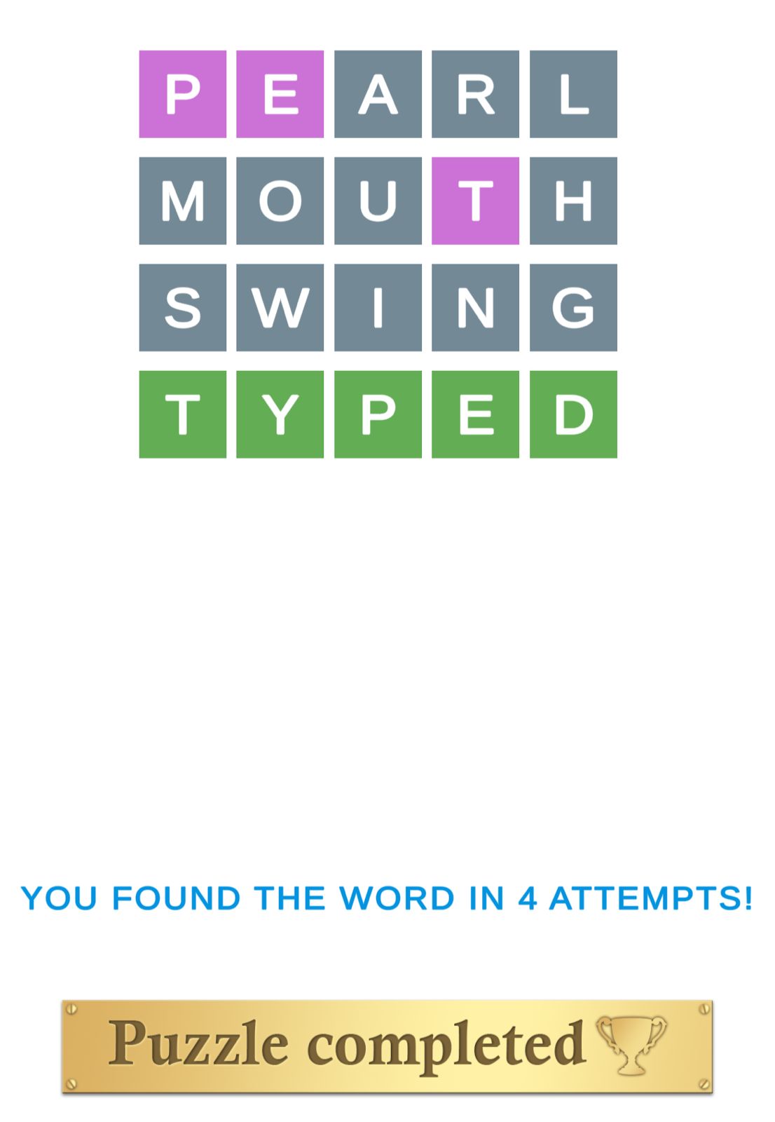 Puzzle Page Wordy August 3 2025