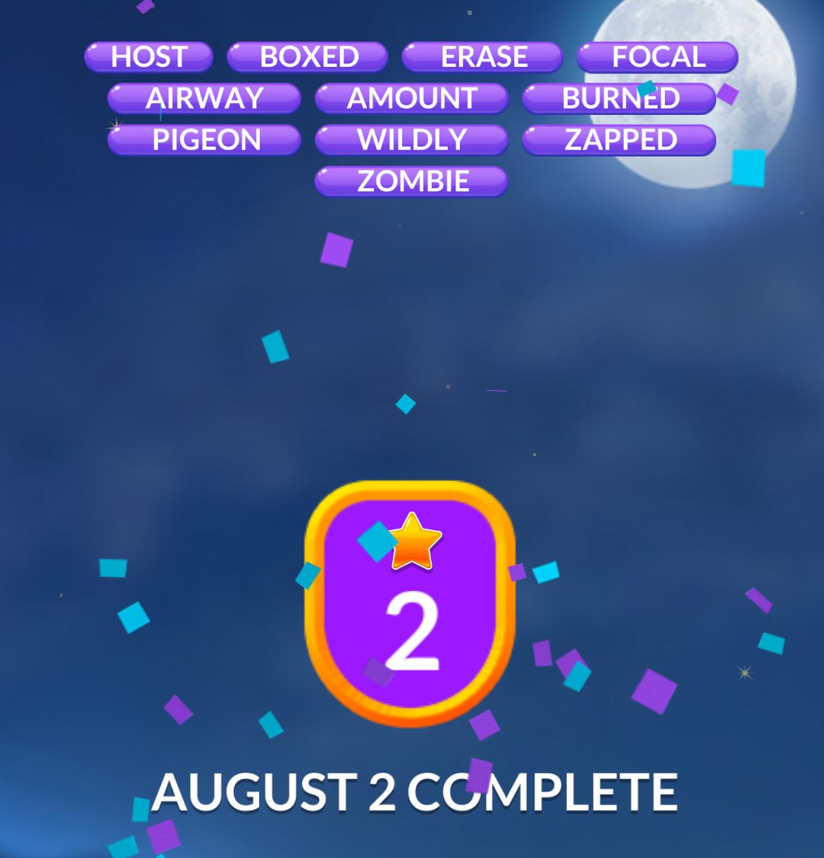 Word Stacks Daily Puzzle August 2 2025
