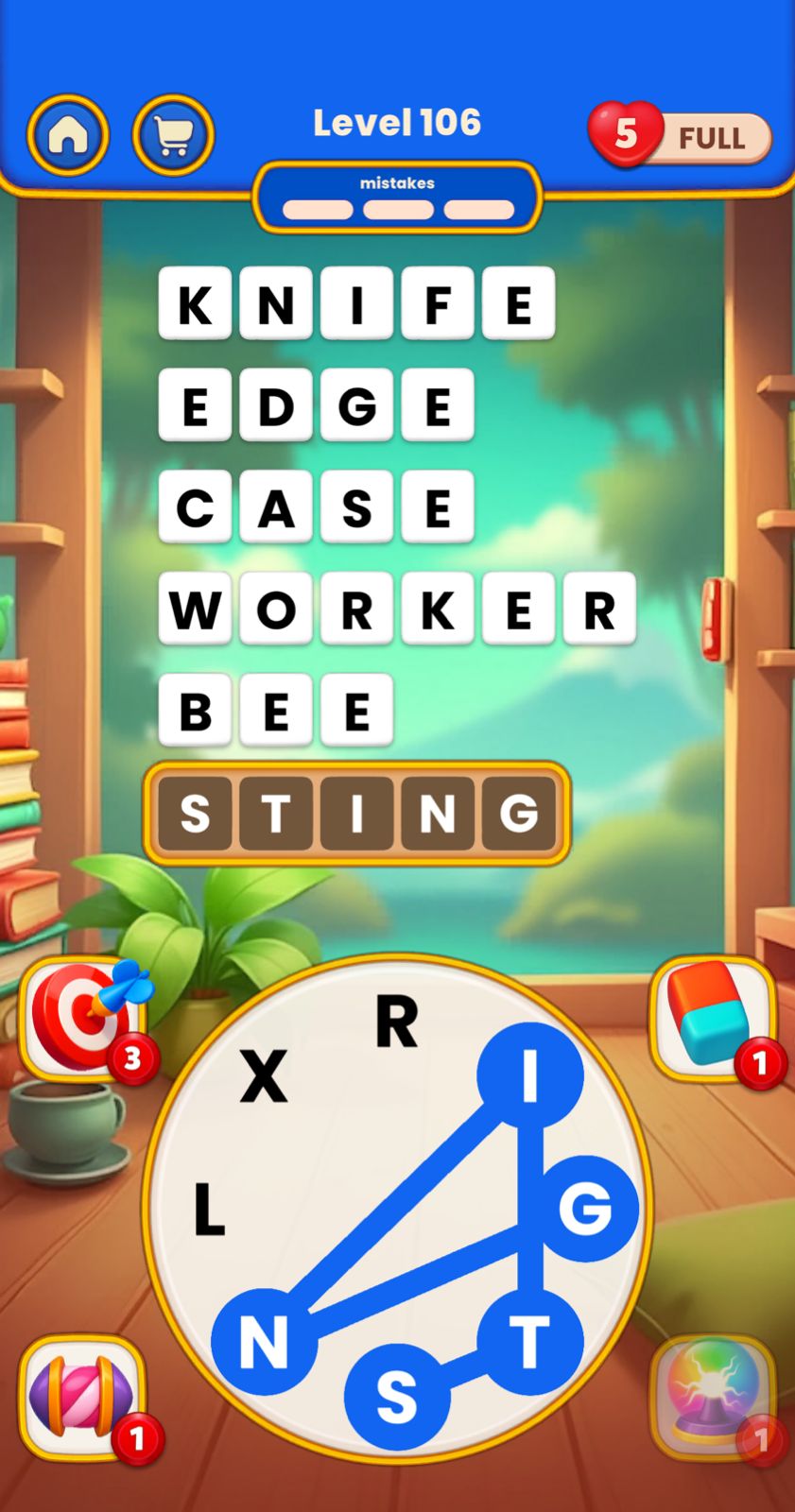 Word Tangle Level 106