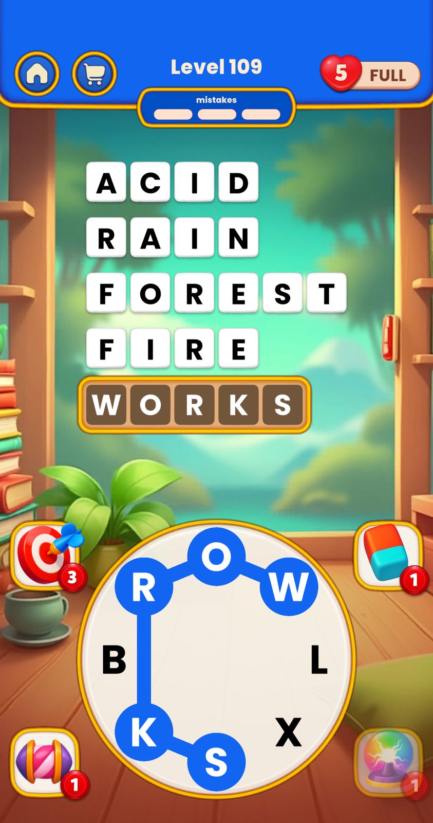 Word Tangle Level 109