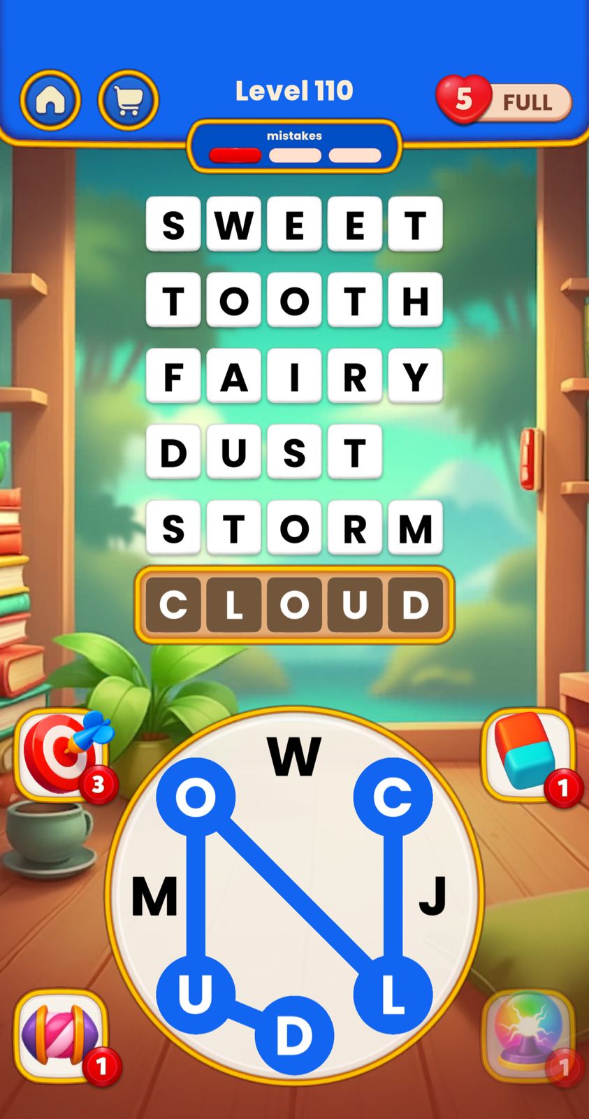Word Tangle Level 110