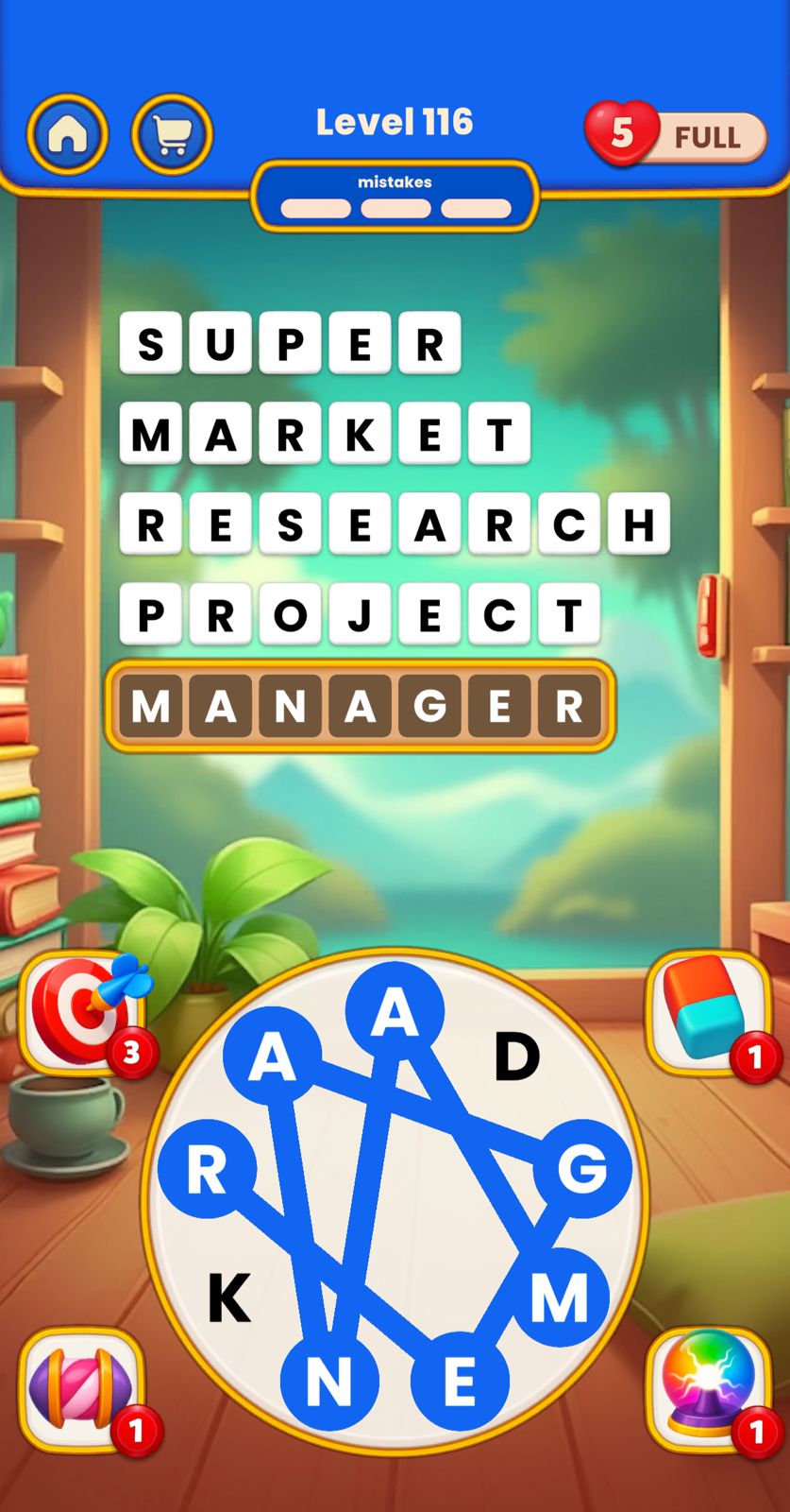 Word Tangle Level 116