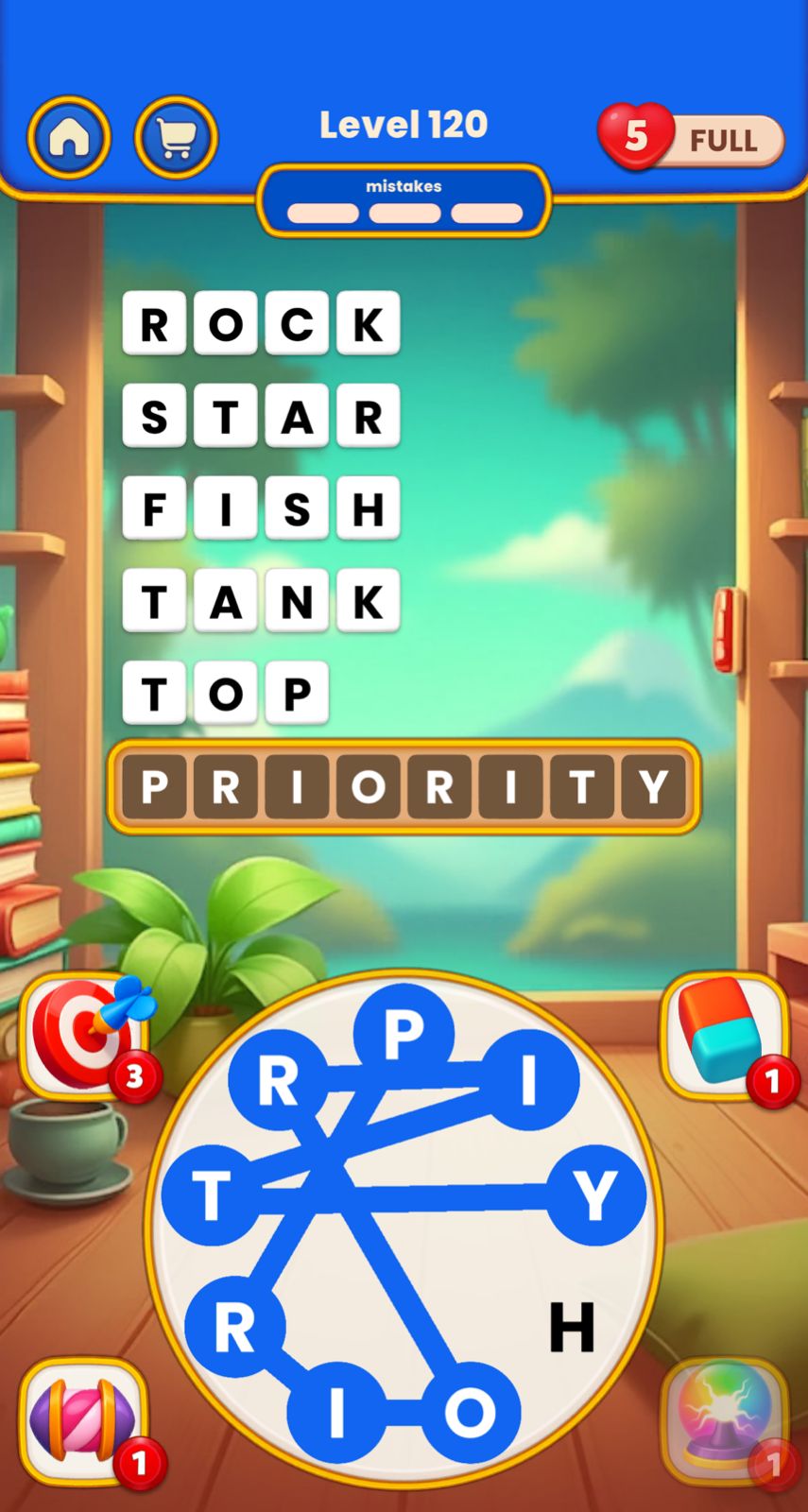 Word Tangle Level 120