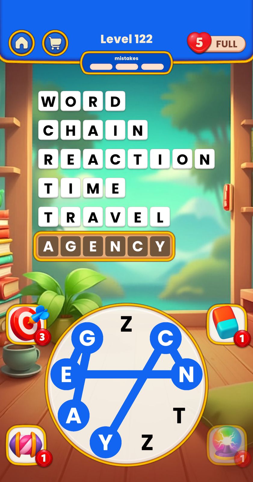 Word Tangle Level 122