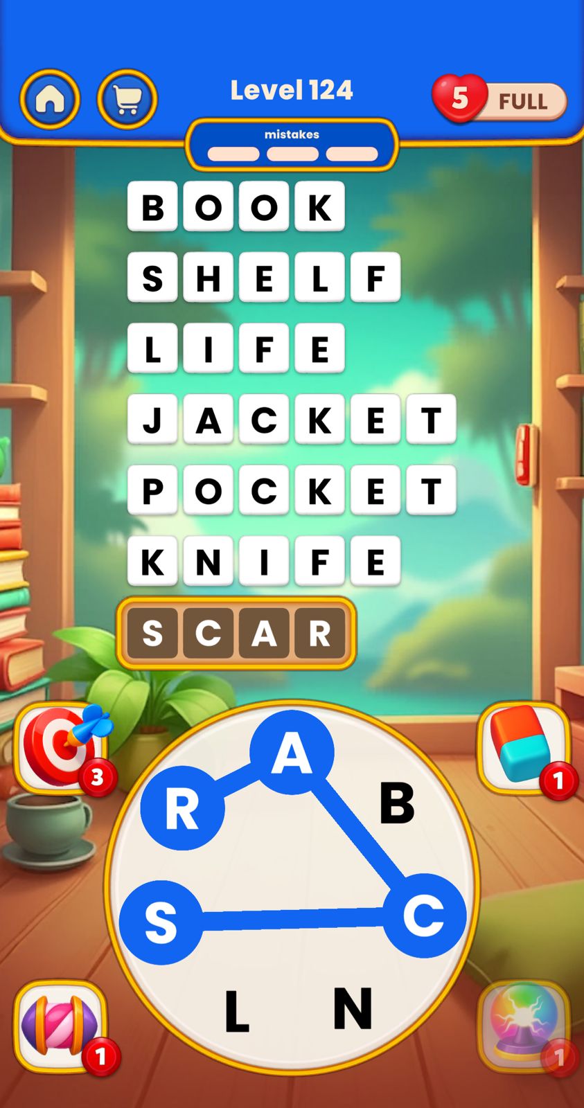 Word Tangle Level 124