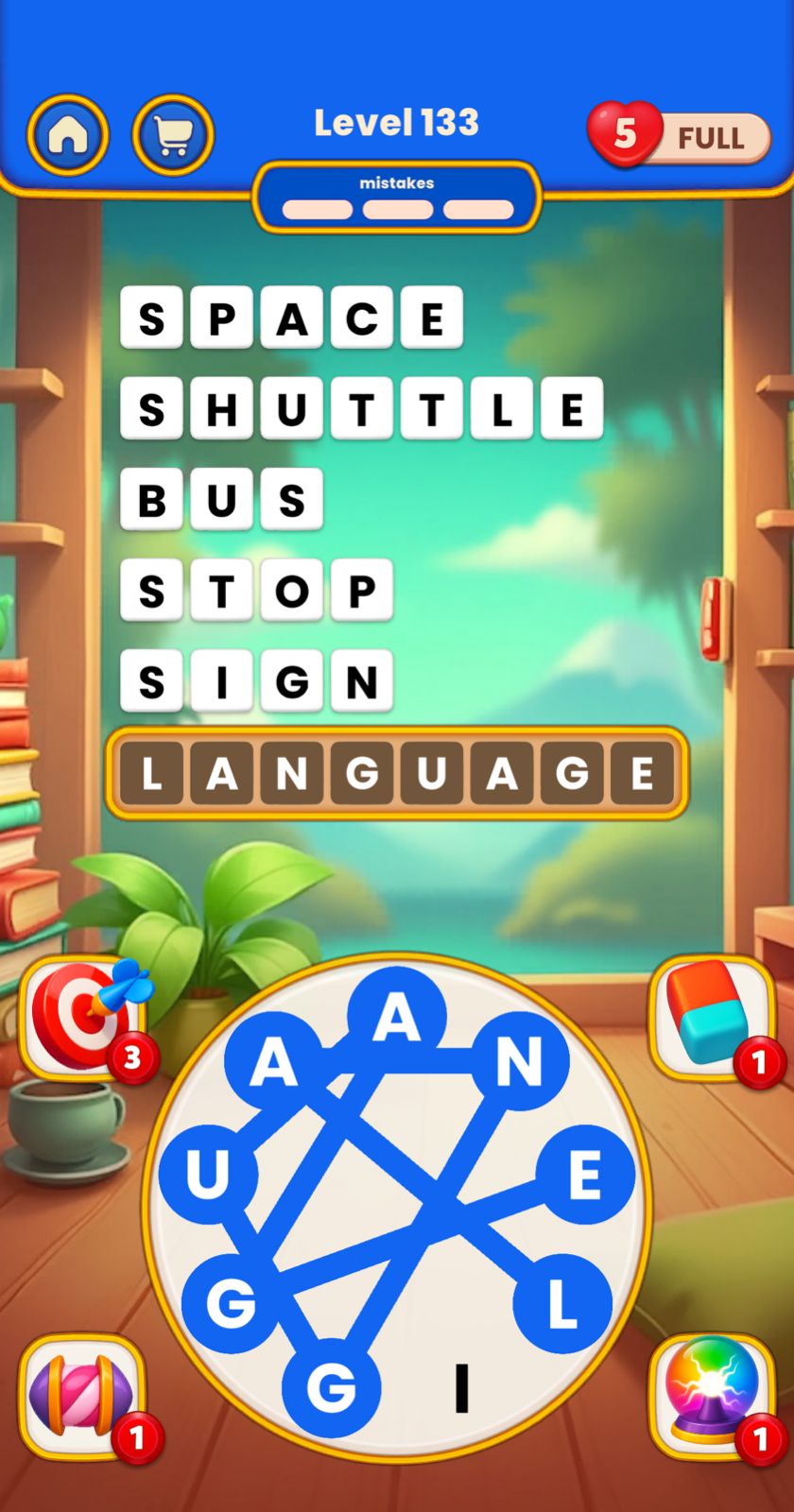 Word Tangle Level 133