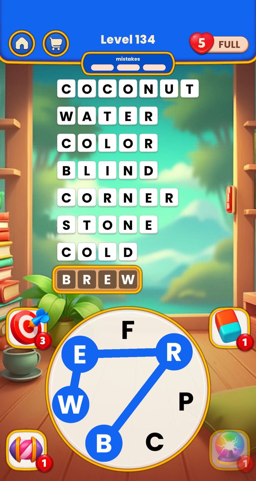 Word Tangle Level 134