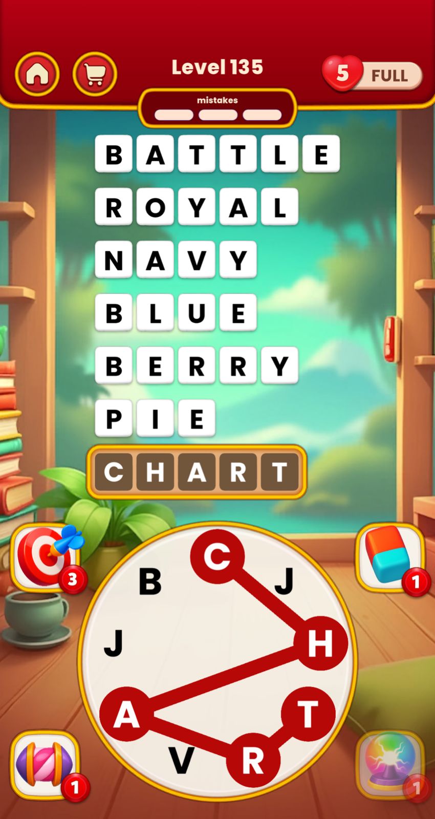 Word Tangle Level 135