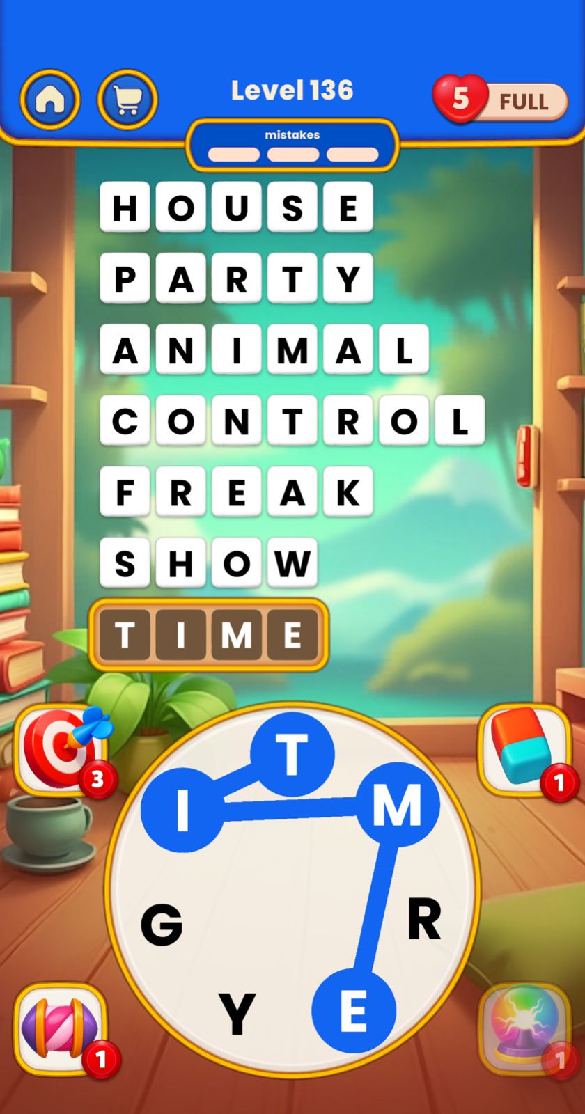 Word Tangle Level 136